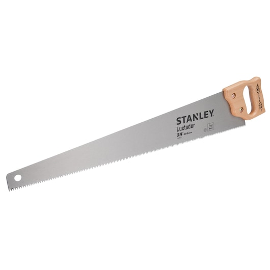 Stanley Wooden Handle Handsaw LUCTADOR HANDSAW 8 PTS 24INCH sideview