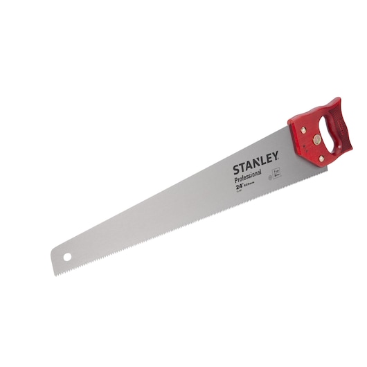 Stanley Wooden Handle Handsaw PROFESSIONAL HANDSAW 8PTS 24INCH sideview