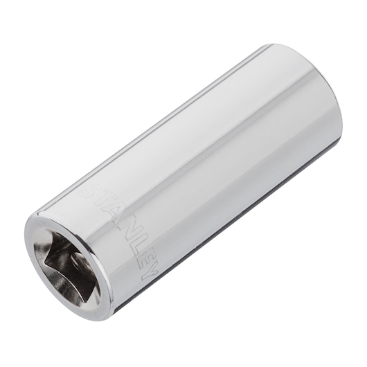 SOCKET 3/8" STANLEY  white background ANGLE