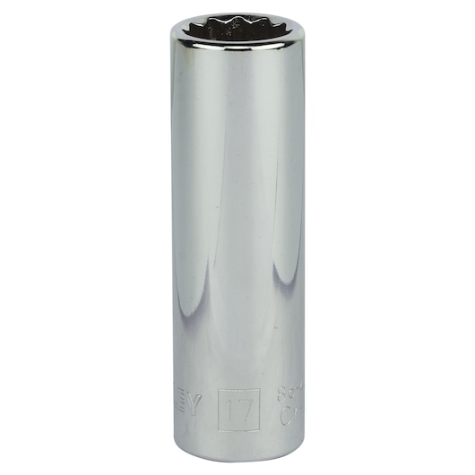 Dado/Cubo Largo 17 mm, 12 Pt. Mando 1/2"