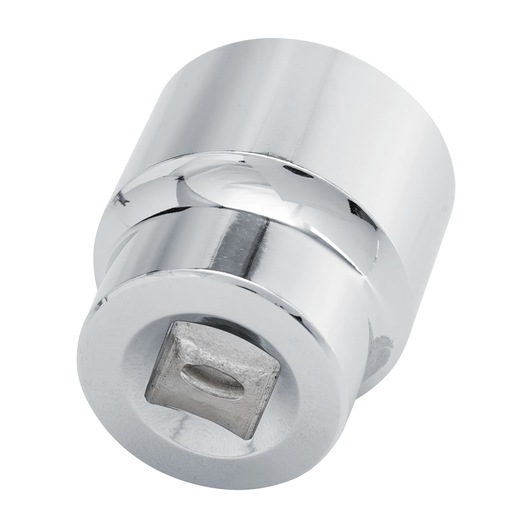 STANLEY 4-88-751 chrome adapter socket, close-up, white background.