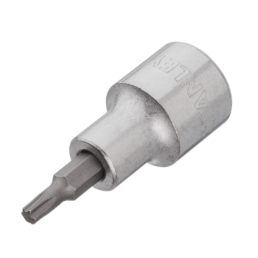 STANLEY 4-89-216 steel Torx bit socket, photography of product angled on white background.