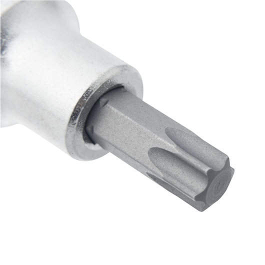 STANLEY 4-89-231 socket bit photography, close-up angle on white background.