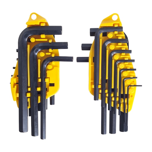 HEX KEYS SET ON WHITE BACKGROUND FRONT VIEW