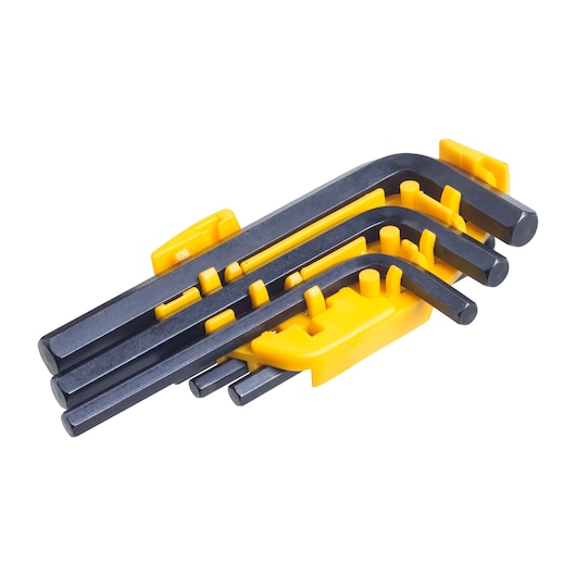 HEX KEYS SET ON WHITE BACKGROUND HORIZONTAL VIEW