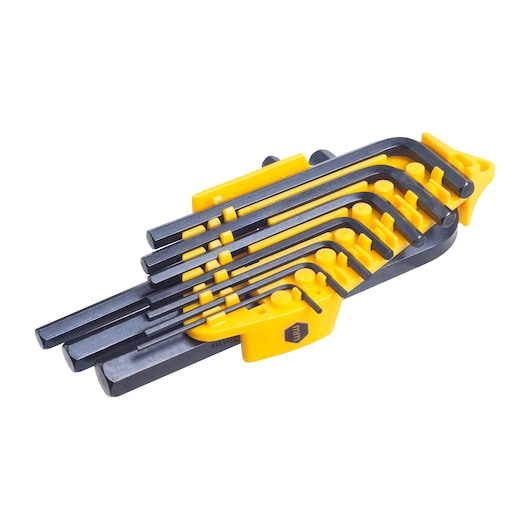 HEX KEYS SET ON WHITE BACKGROUND SIDE VIEW