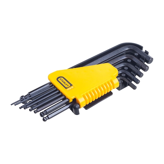 HEX KEYS SET ON WHITE BACKGROUND SIDE VIEW