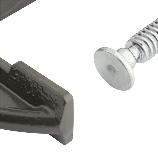 STANLEY 83-508 C-clamp close-up showing metal screw and clamp jaw on white background.