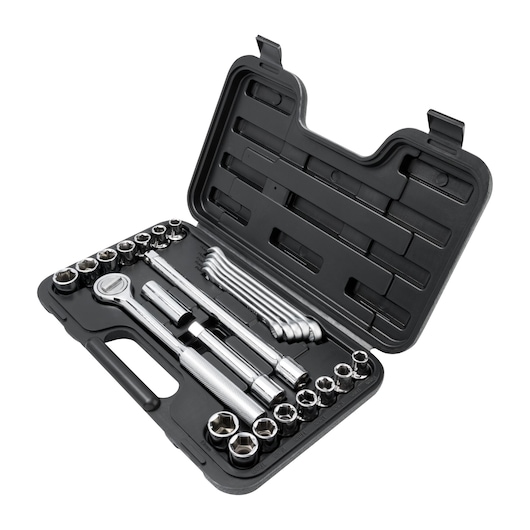 SOCKETS SET ON WHITE BACKGROUND SIDE VIEW