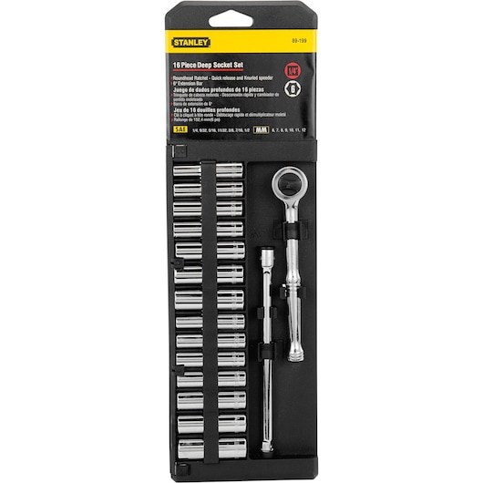 Juego de Herramientas Mecánicas - 16 piezas Mando 1/4"