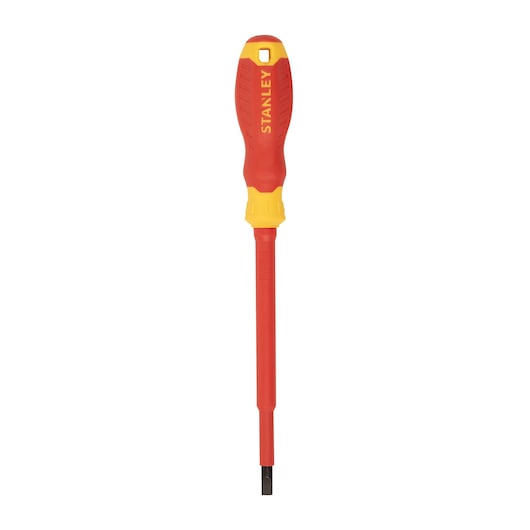 SCREWDRIVER  ON WHITE BACKGROUND HORIZONTAL VIEW